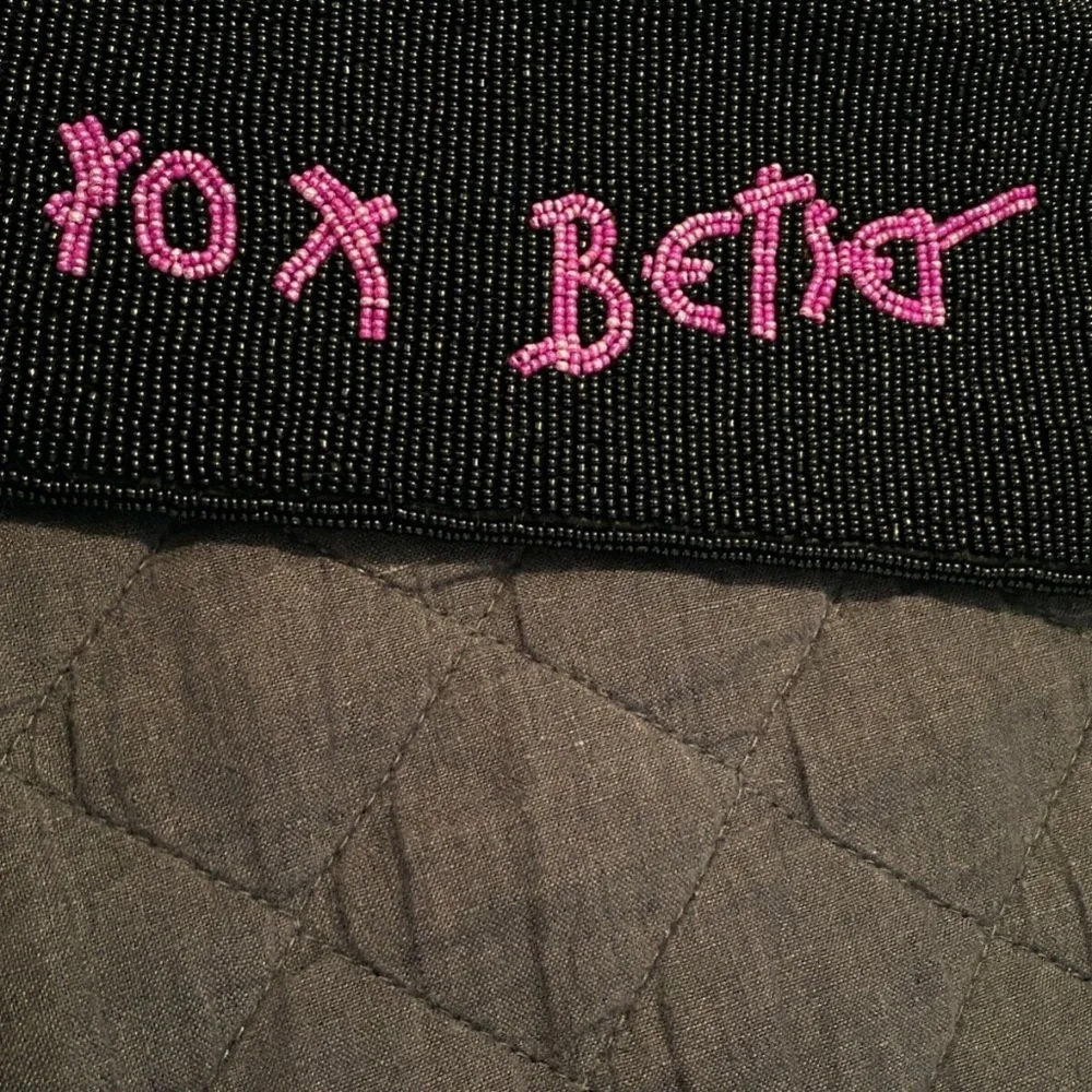 Vintage Betsey Johnson Skull Clutch